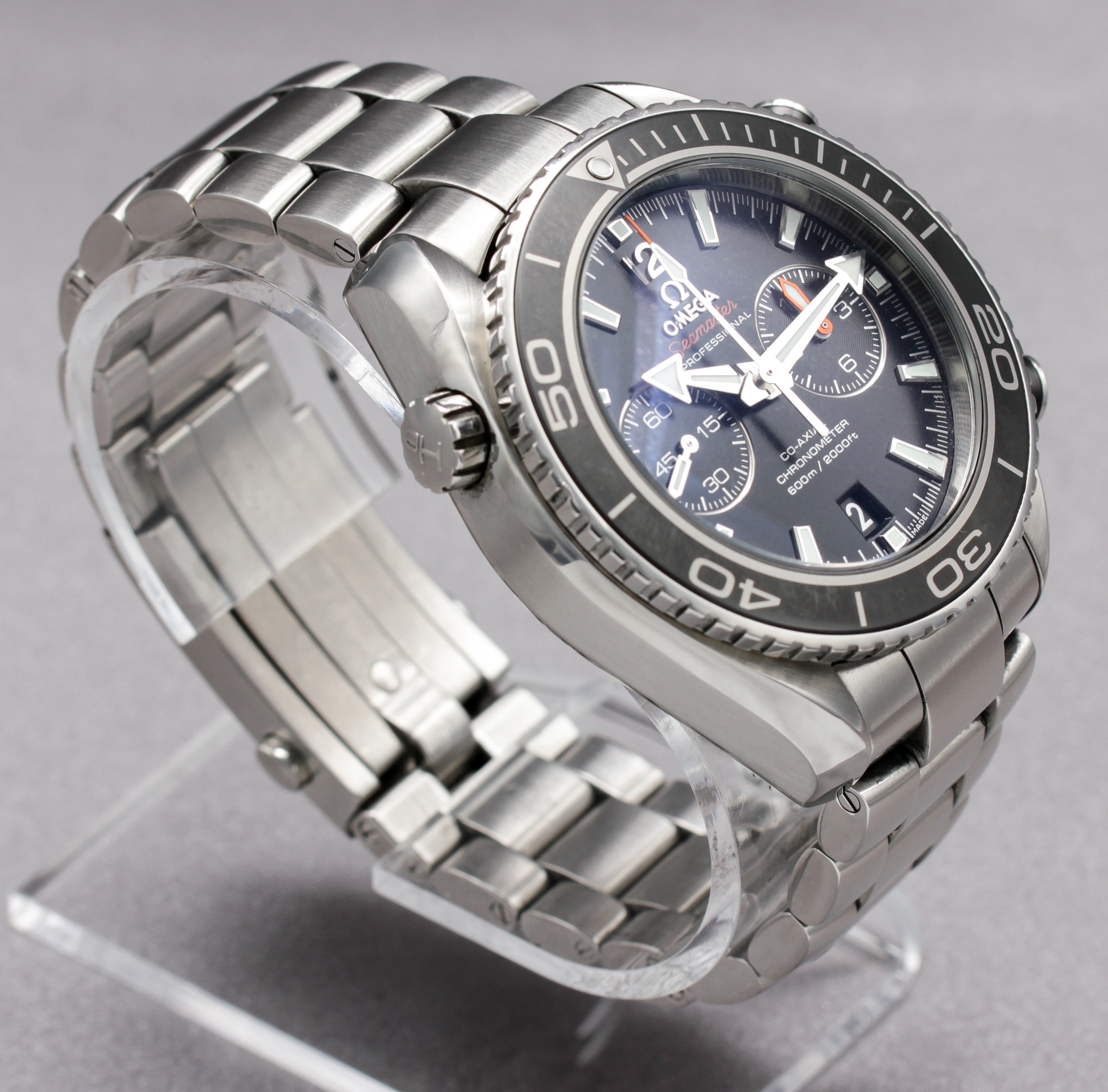 Omega Seamaster Planet Ocean Chronograph ref. 232.30.46.51.01.001 — actual watch photograph