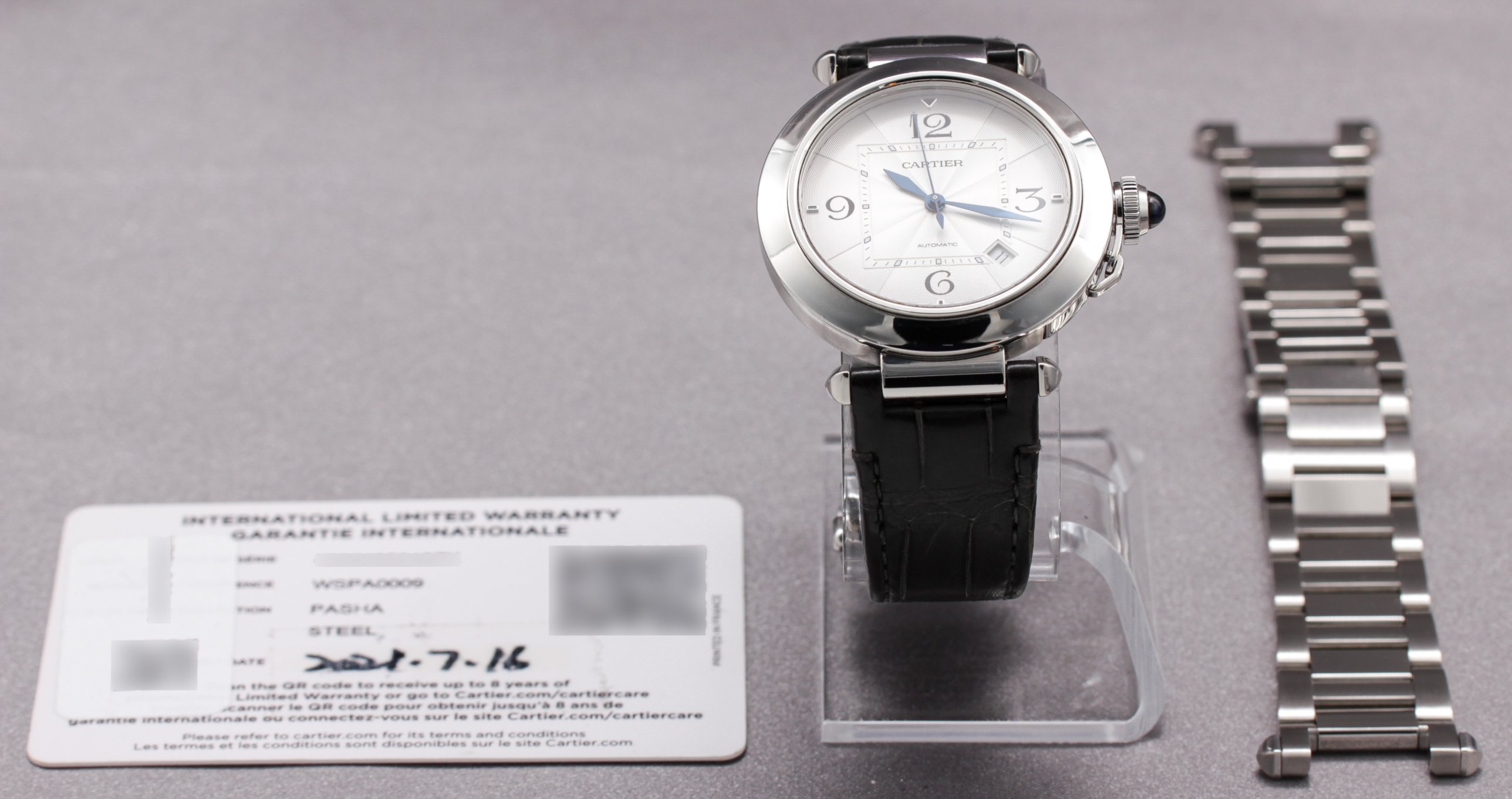 Cartier Pasha de Cartier ref. WSPA0009 — actual watch photograph