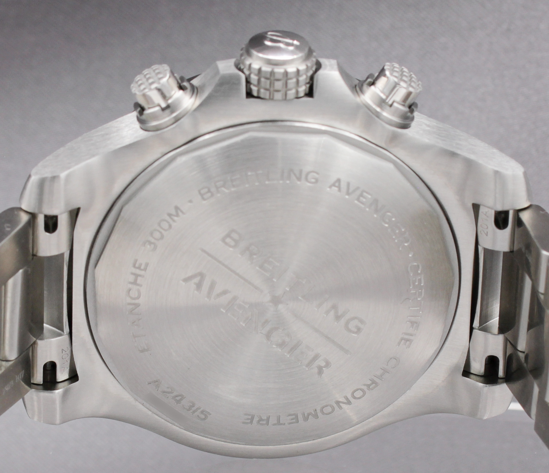 Breitling Avenger Chronograph GMT 45 ref. A24315101C1A1 — actual watch photograph