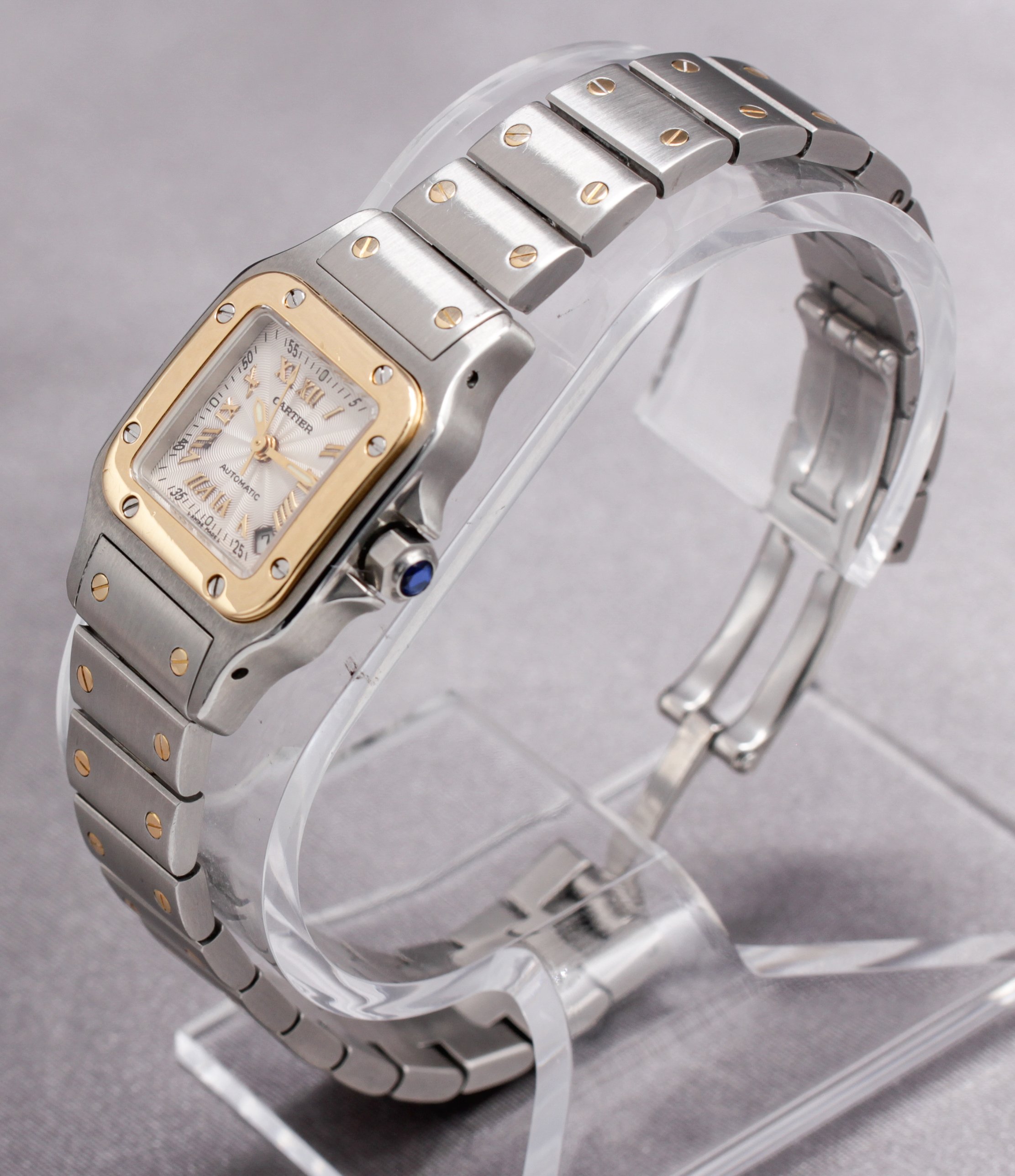 Cartier Santos Galbée Automatic ref. W20045C4 — actual watch photograph