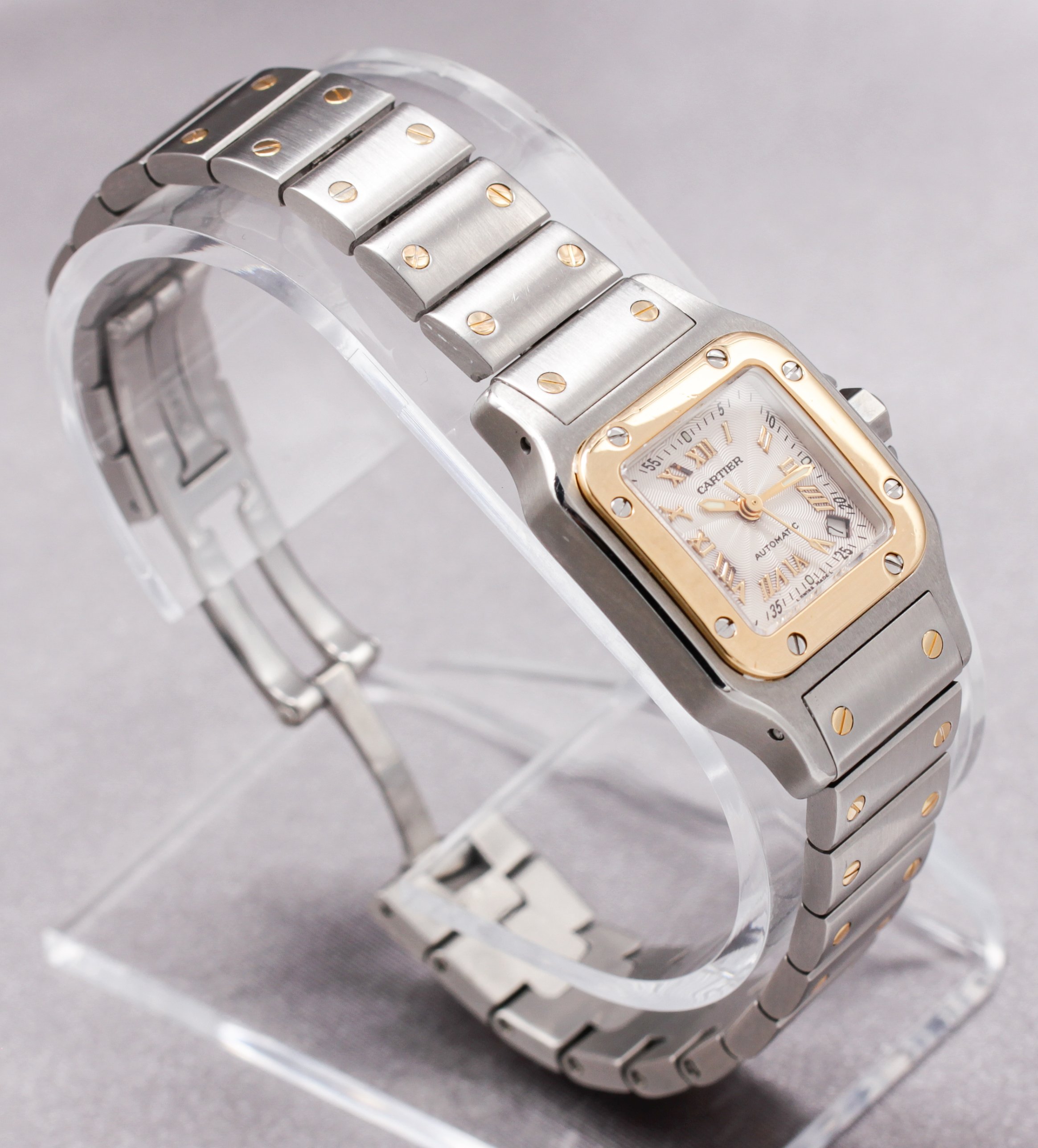 Cartier Santos Galbée Automatic ref. W20045C4 — actual watch photograph