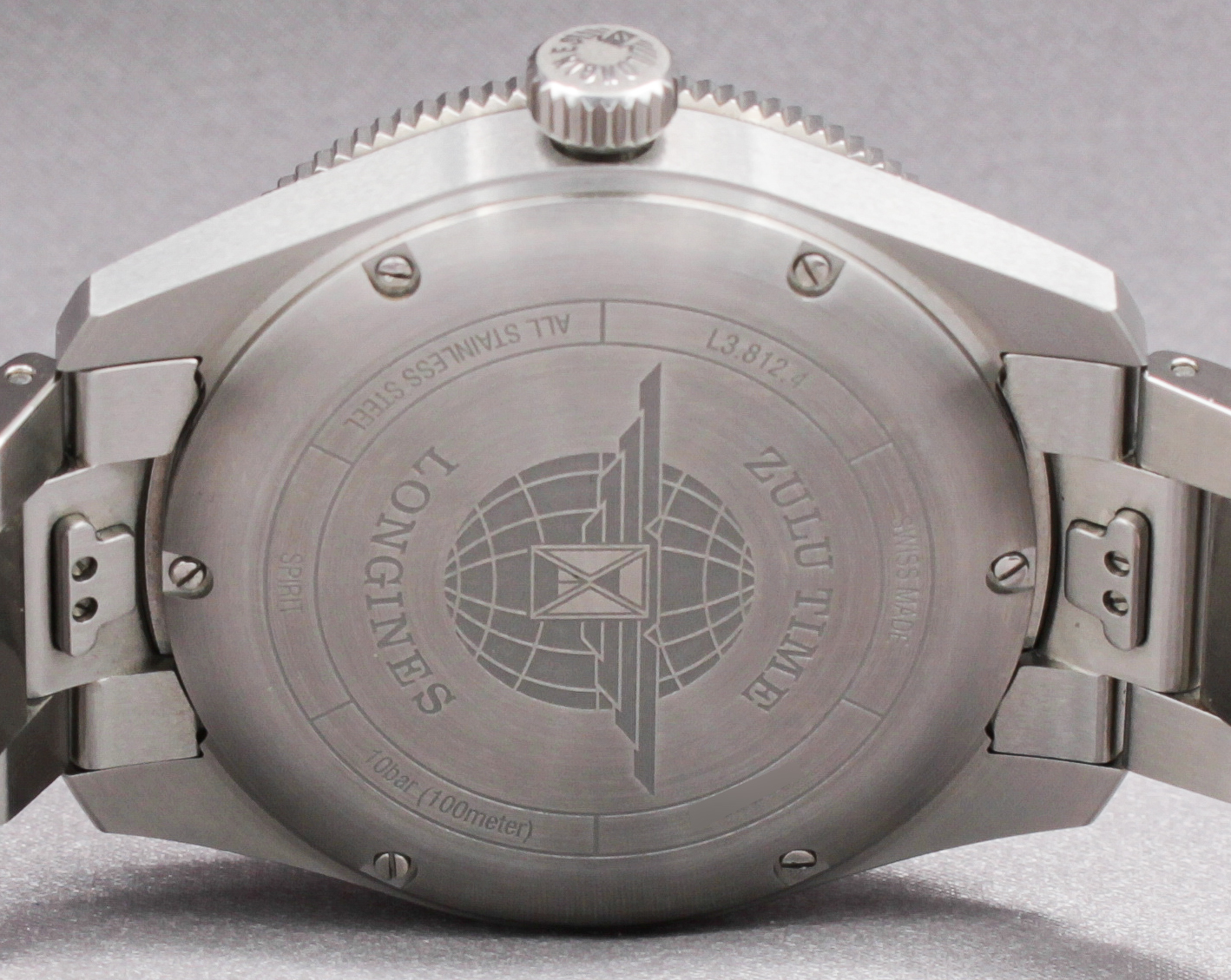 Longines Spirit Zulu Time ref. L3.812.4.63.6 — actual watch photograph
