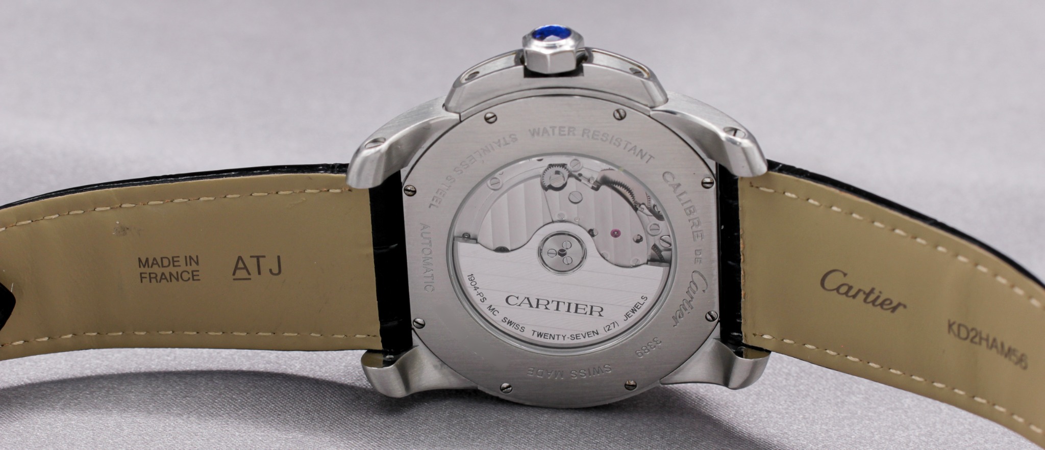 Cartier Calibre de Cartier ref. W7100037 — caseback view