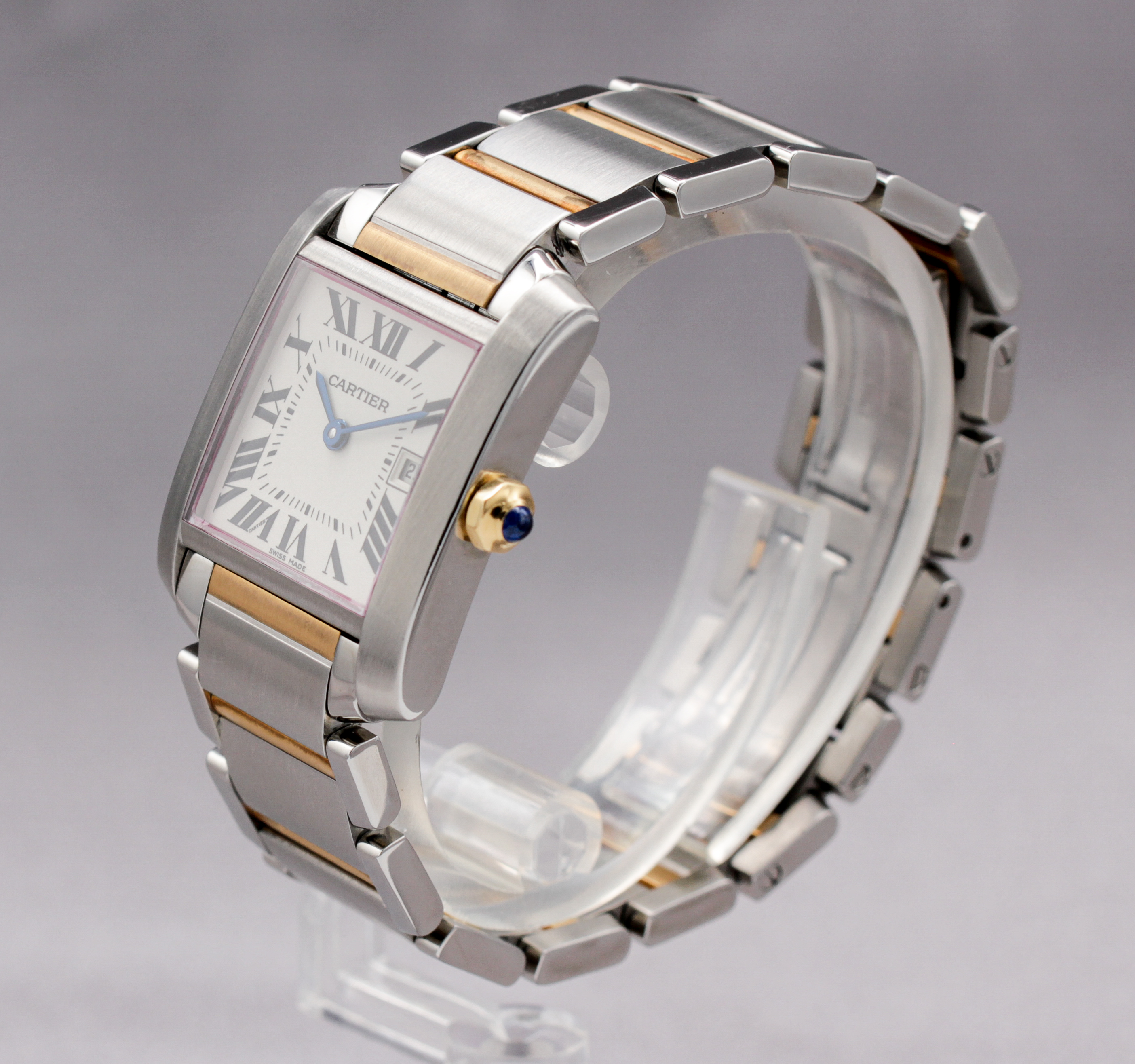 Cartier Tank Française, Ladies Two-Tone ref. W51012Q4 — actual watch photograph