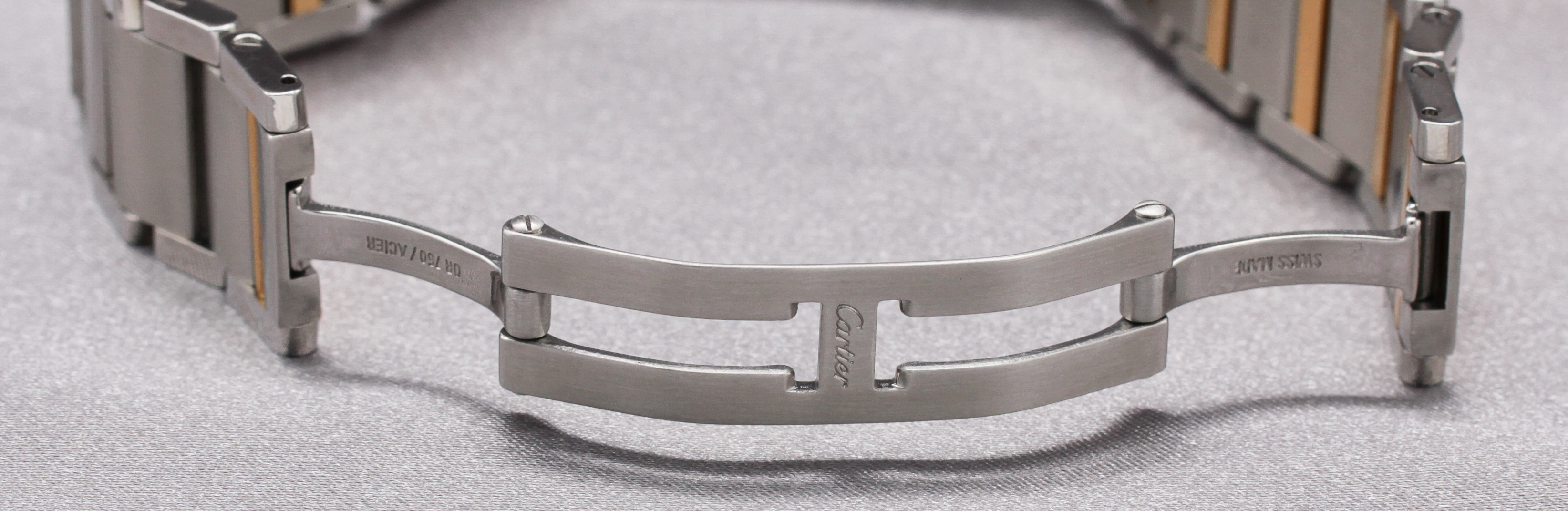 Cartier Tank Française, Ladies Two-Tone ref. W51012Q4 — actual watch photograph