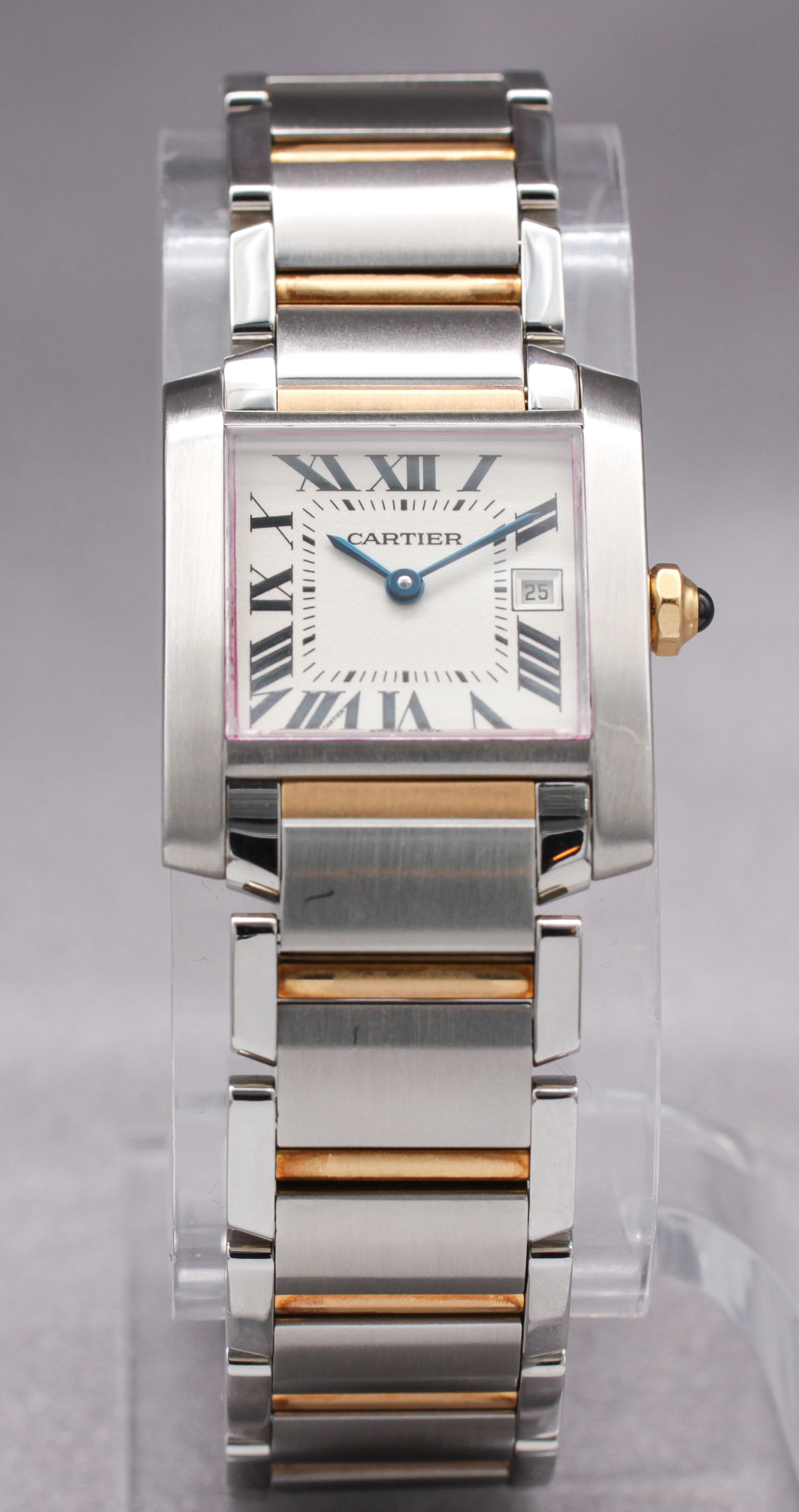 Cartier Tank Française, Ladies Two-Tone ref. W51012Q4 — front view