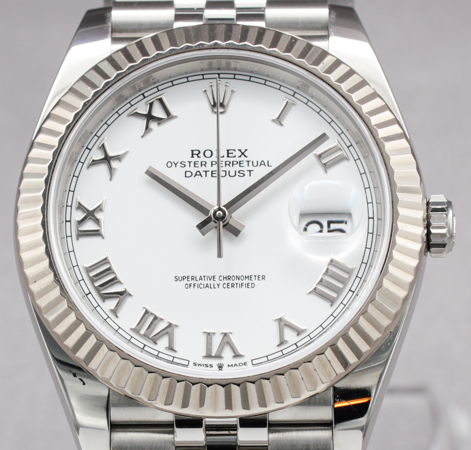 Rolex Datejust 41 ref. 126334 — dial view